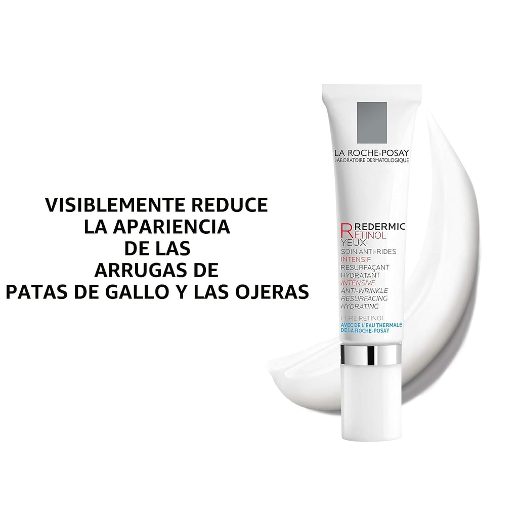 La Roche-Posay Redermic R Crema para Ojos con Retinol Anti-edad par...