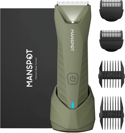 MANSPOT Manscape - Recortadora para hombre testículos\/púbico\/ingl...