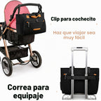 FHELAD Bolsa de pañales para mujer, bolsa de pañales para bebé 16L...