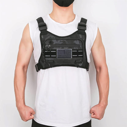 Muserise Bolsa de pecho deportiva para hombres y mujeres, resistent...