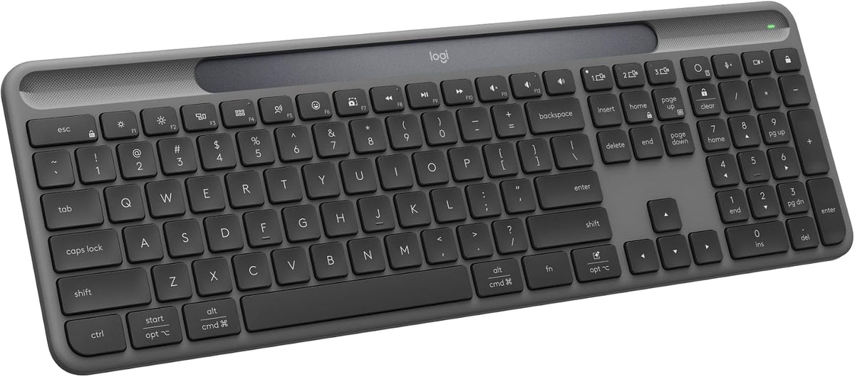 Logitech Signature Slim Solar+ K980 teclado inalámbrico Bluetooth,...