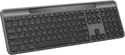 Logitech Signature Slim Solar+ K980 teclado inalámbrico Bluetooth,...