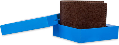 Columbia Billetera de cuero para hombre con ventana de identificaci...
