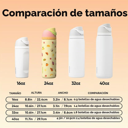 Owala FreeSip - Botella de agua de acero inoxidable de 32 oz Just Ripe