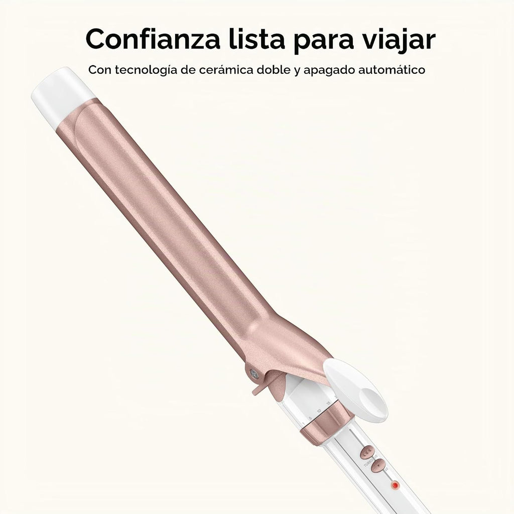 Conair - Plancha rizadora extra larga, doble cerámica, 1 1\/4 pulga...