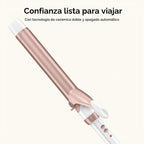 Conair - Plancha rizadora extra larga, doble cerámica, 1 1\/4 pulga...