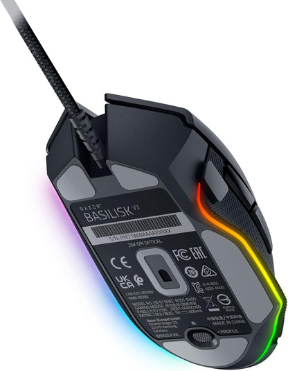Razer Basilisk V3 - Ratón ergonómico con cable para juegos