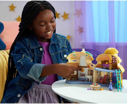 Mattel Disney's Wish Mini Muñeca y Estuche de Juego de Casa de...