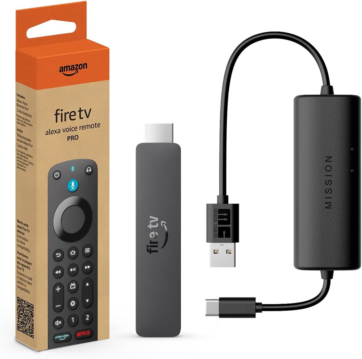 Paquete del Amazon Fire TV Stick HD (modelo más reciente) con Contr...