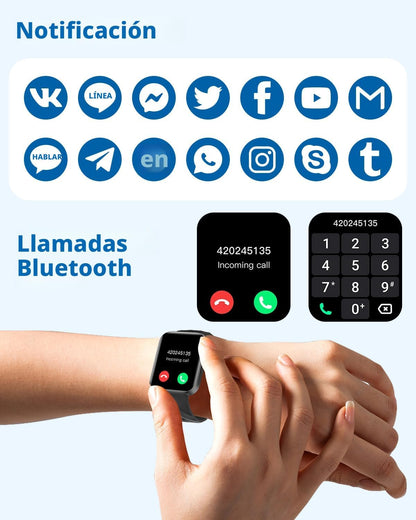 RUIMEN Relojes inteligentes para hombres y mujeres (Responder\/Real...