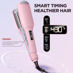 BABONIR Engarzadora de cabello con 3 barriles, rizador para olas de...