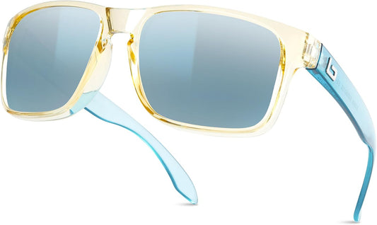 BNUS Corning Gafas de sol con lentes de vidrio para hombres y mujer...