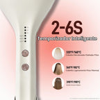 LA MAESII Plancha rizadora de pelo de 0.8 pulgadas, rizador de pelo...