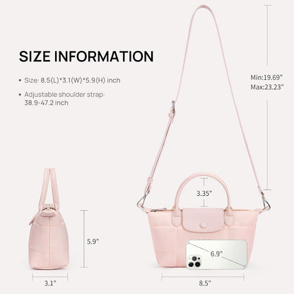 Telena Bolso cruzado acolchado para mujer, mini bolso acolchado | B...