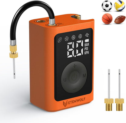 ETENWOLF Bomba de bola P300 Plus, bomba de baloncesto eléctrica par...