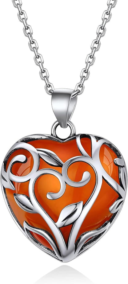 Bestyle Collar de cristal curativo envuelto en árbol de la vida, co...