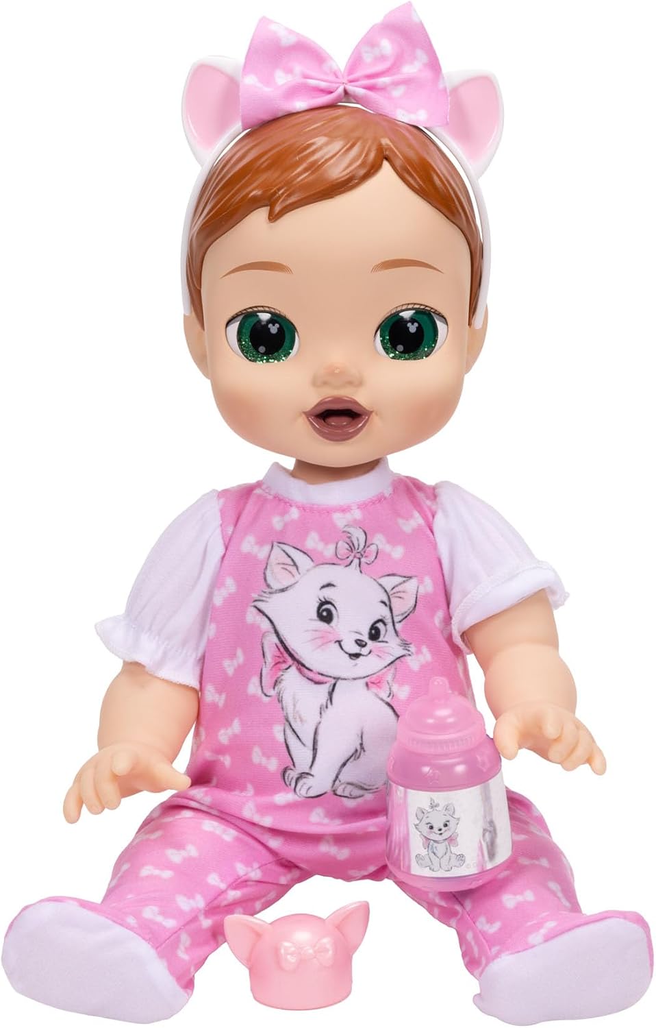 Disney Darlings - Muñeca interactiva de bebé de 13 pulgadas, luces...