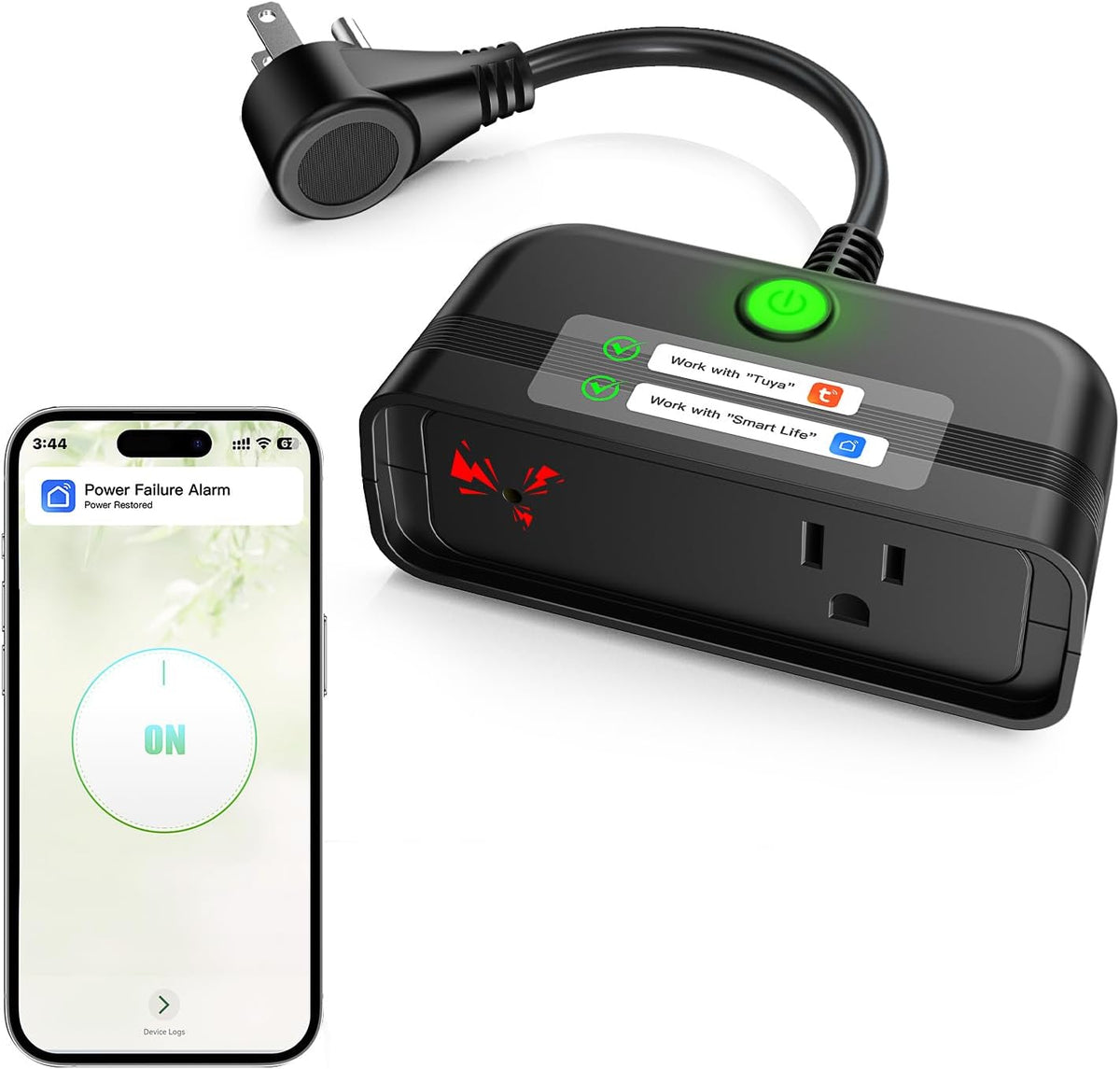 Alarma de corte de energía WiFi, alarma de corte de energía exterio...