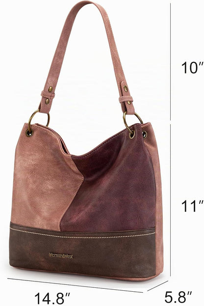 Carteras para mujer, bolsos hobo para mujer, bolso de hombro holgad...
