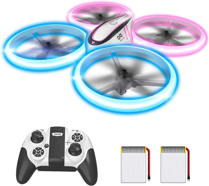 Q9s Drones para niños, dron RC genial con retención de altitud y mo...
