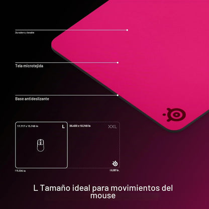 SteelSeries QcK - Alfombrilla de mouse pesada para juegos, base de...