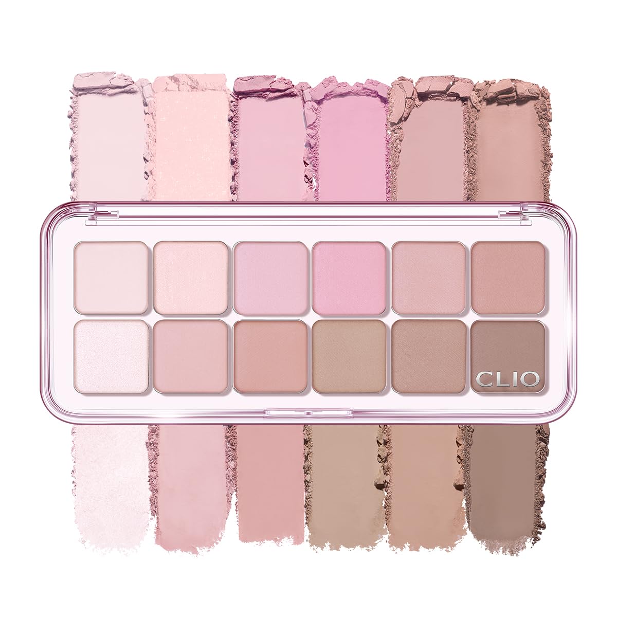 CLIO Pro - Paleta de ojos de aire, sombra de ojos portátil de 12 co...