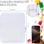 YOPCDJ - Paquete de 3 fundas rígidas transparentes con cremallera,...