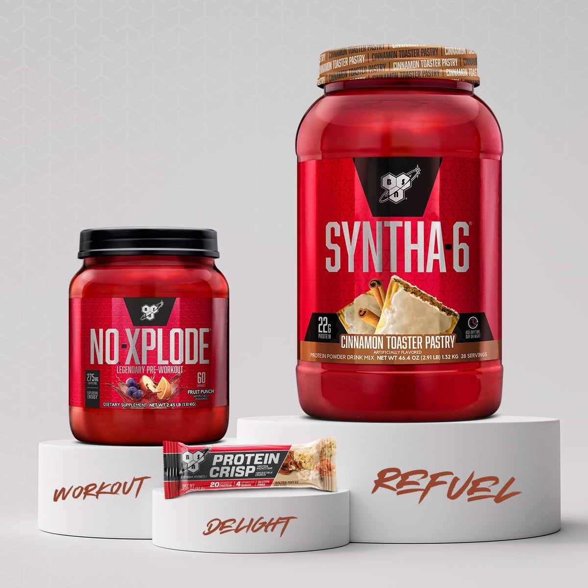 BSN SYNTHA-6 Proteína en polvo premium, pastel tostador de canela,...