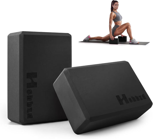 2 bloques de yoga, espuma EVA de alta densidad, antideslizante, 9 x...