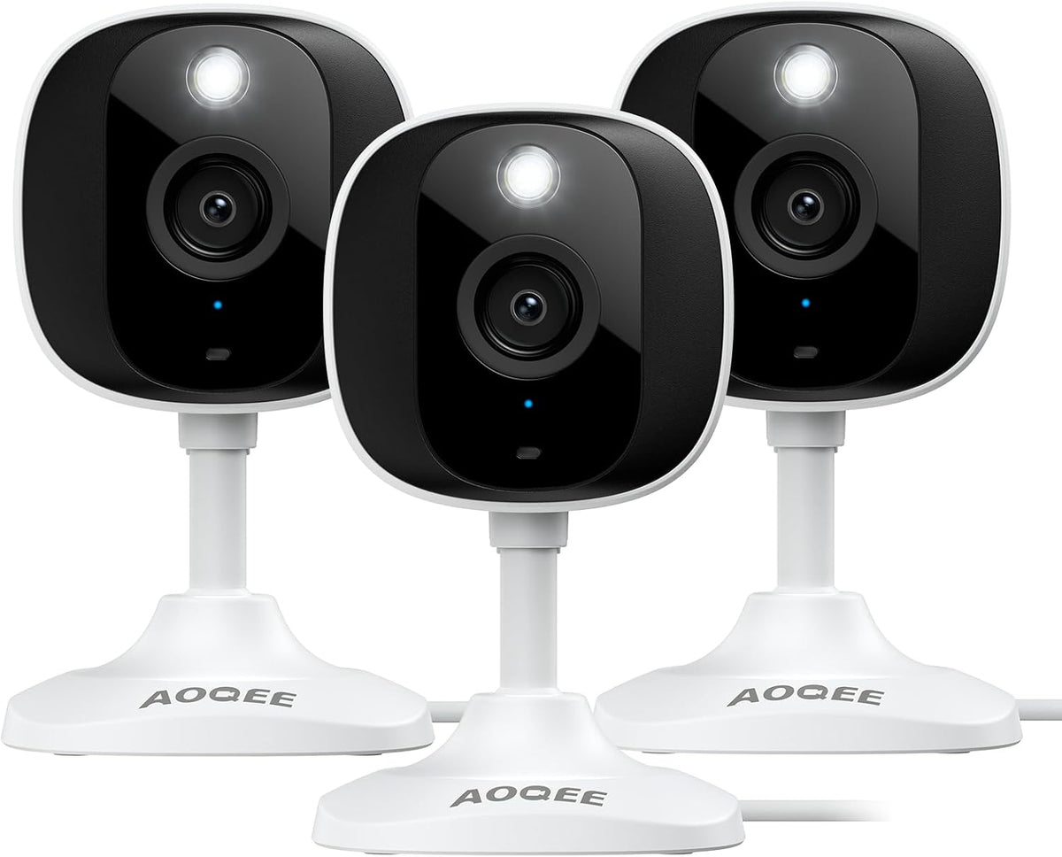 AOQEE Cámara de seguridad 2K para interior\/exterior, color Nigth V...