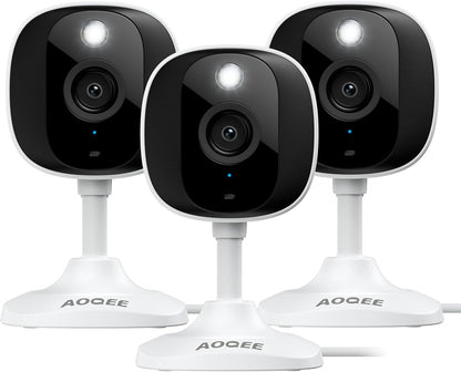 AOQEE Cámara de seguridad 2K para interior\/exterior, color Nigth V...