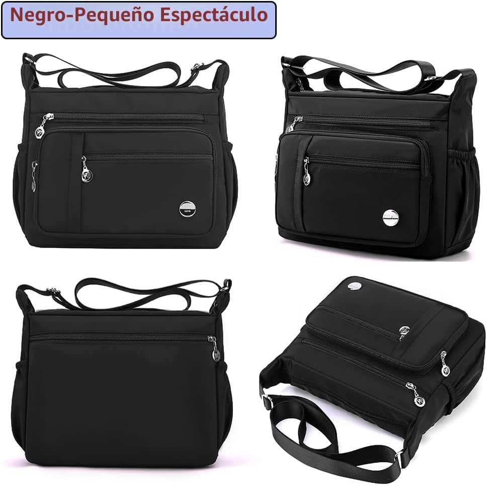 MINTEGRA Bolso de mano de hombro para mujer, espacioso bolso cruzad...