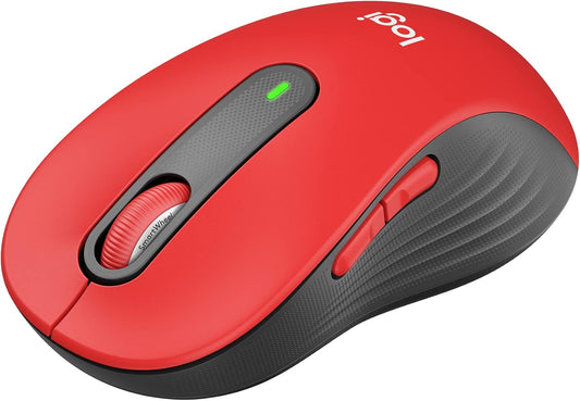 Logitech Signature M650 L Ratón inalámbrico de tamaño completo Mano...
