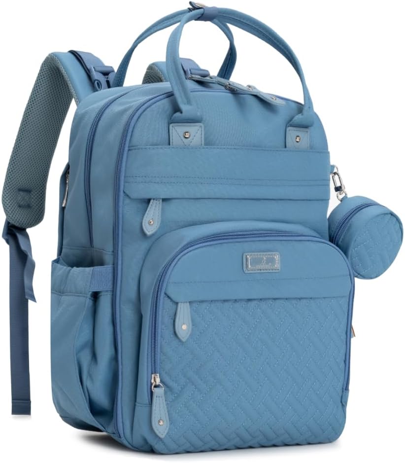 BabbleRoo Mochila para pañales \u2013 Bolsa de viaje esencial para...