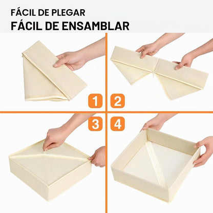 DIMJ Organizador de cajones para ropa, paquete de 6 unidades, organ...