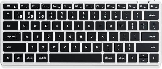 Teclado retroiluminado Bluetooth Satechi Slim X1, sincronización mu...