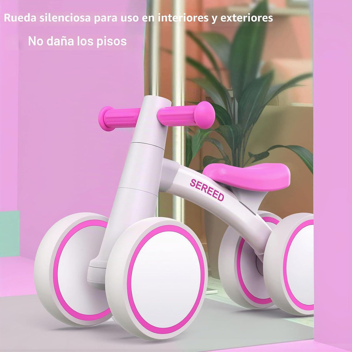 SEREED Bicicleta de equilibrio para bebés de 1 año, bicicleta de eq...