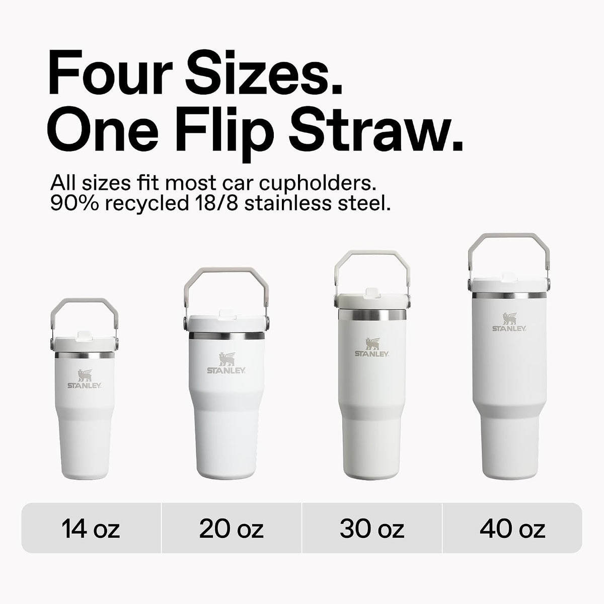 STANLEY IceFlow 2.0 - Vaso con pajita, 30 onzas, Splash | Asa de fá...