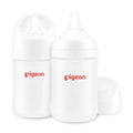 Pigeon Biberones con revestimiento de silicona, cuello ancho, 5 onz...