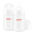 Pigeon Biberones con revestimiento de silicona, cuello ancho, 5 onz...