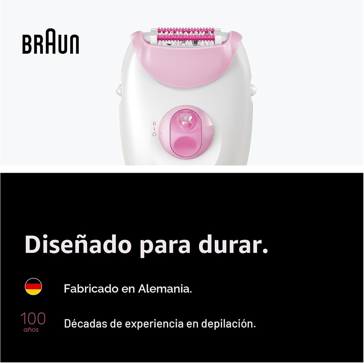 Braun Silk-épil 3 3-270, Depiladora para mujer para depilación de l...