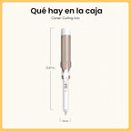 Conair - Plancha rizadora, doble cerámica, barril de 1 1\/2 pulgada...
