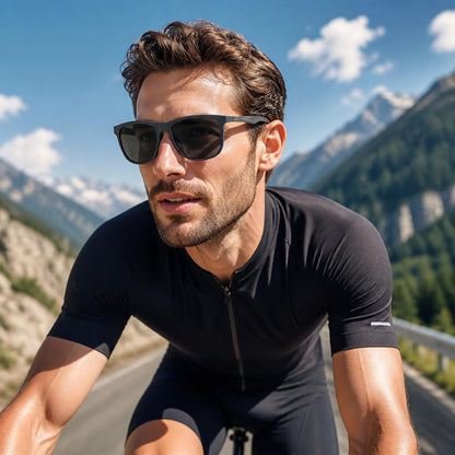 ZENOTTIC Gafas de sol polarizadas cuadradas para hombre, ultraliger...