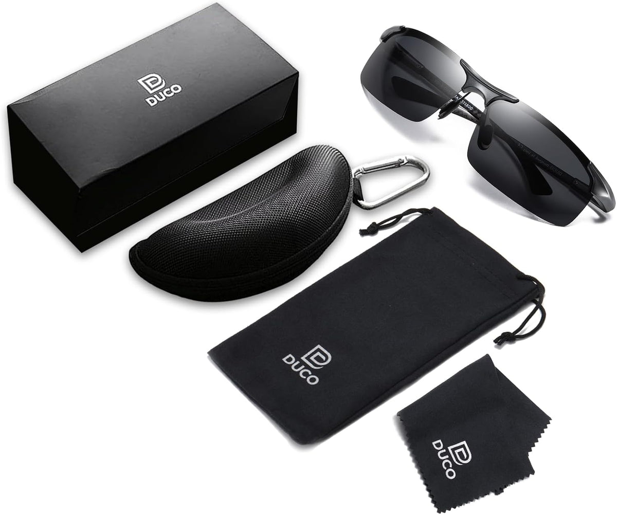 DUCO - Gafas de sol polarizadas para hombre, para deportes, pesca,...