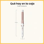 Conair - Plancha rizadora de cerámica doble, barril de 1 pulgada |...