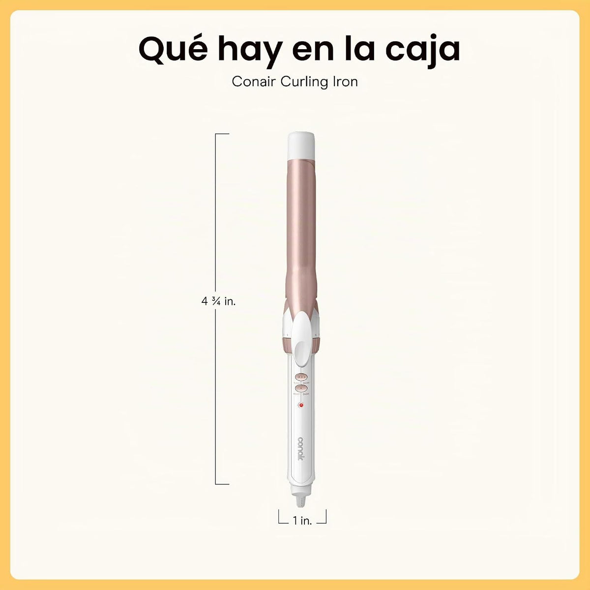 Conair - Plancha rizadora de cerámica doble, barril de 1 pulgada |...