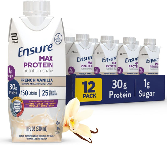 Max Protein Ensure, Batido nutritivo | 1.06 oz de proteína para apo...