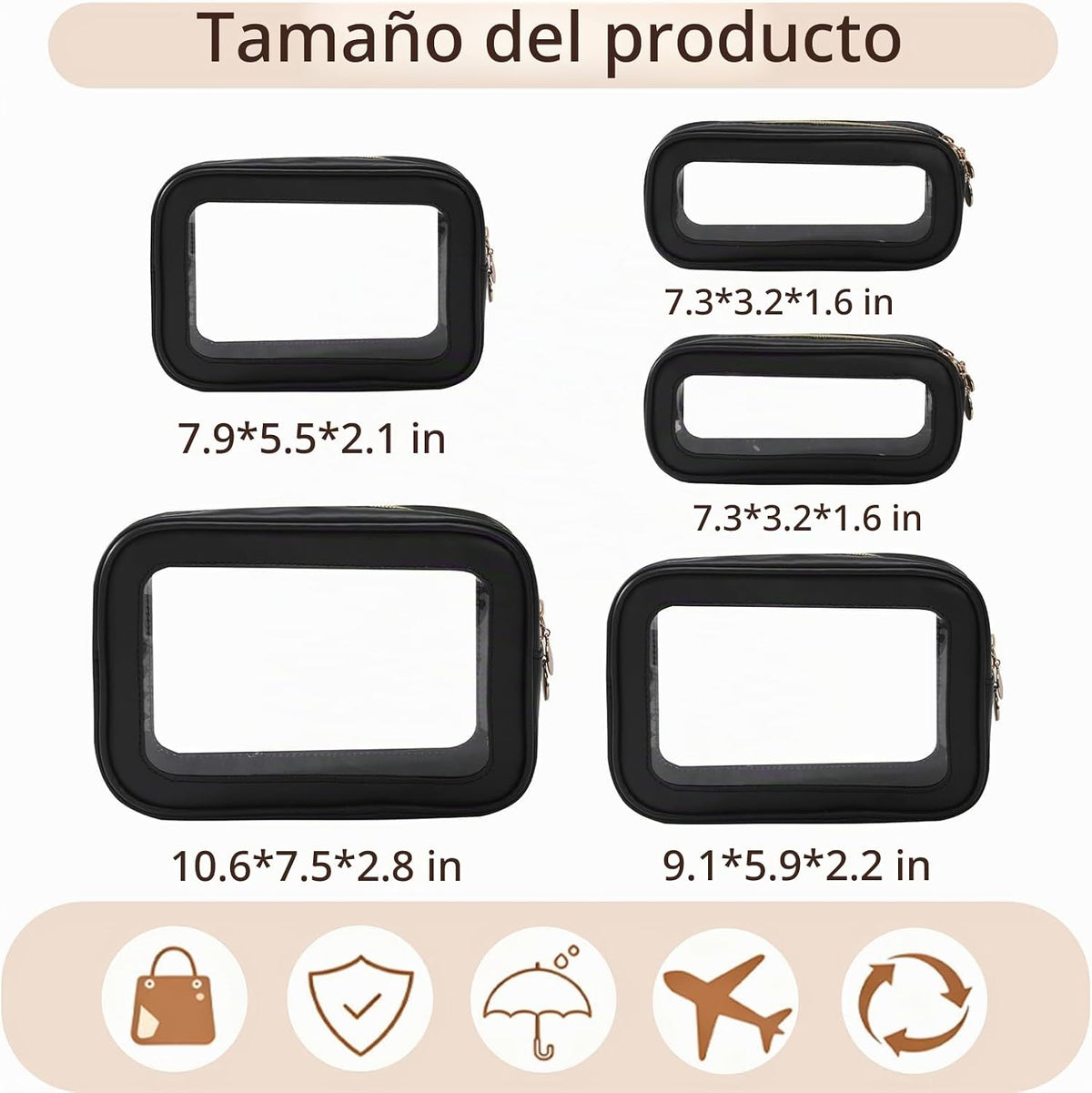 Cinlanwin Bolsas de pañales, Negro