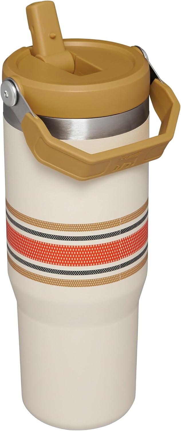 STANLEY IceFlow - Vaso de acero inoxidable, botella de agua aislada...