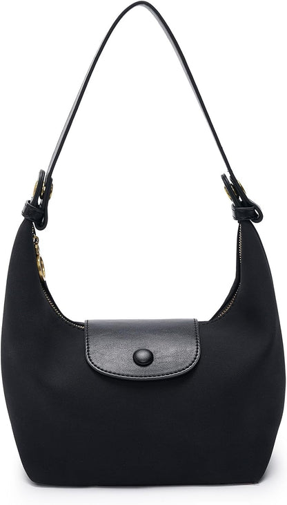 Bolsos cruzados de gamuza para mujer, bolso de bola de masa con hom...